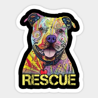 Embrace the Bulldog Rescue Revolution: Transforming Lives, One Wag at a Time! Sticker